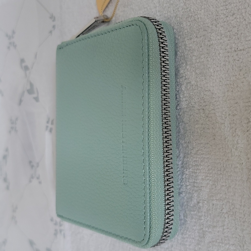 Aimee Kestenberg pale turquoise zip around card wallet - Picture 6 of 11